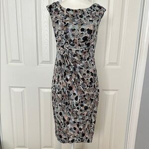 Elegant Multicolor Sleeveless Dress